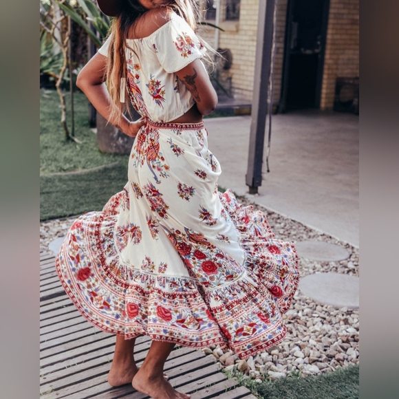 Spell NWT Hotel Paradiso Skirt Set SZ L ❤️🦄 - Picture 5 of 16